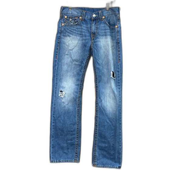 True Religion Straight Denim Jeans 33 - Picture 2 of 9